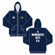 Newcastle City Cricket Club Full Zip Varsity Hooded Sweatshirt